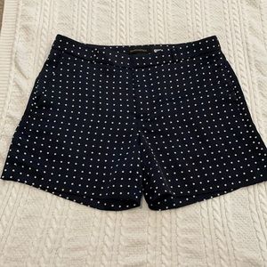 Banana republic navy polka dot shorts